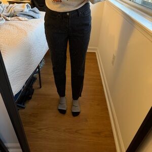 Old Navy Women's Straight Leg Black Jeans